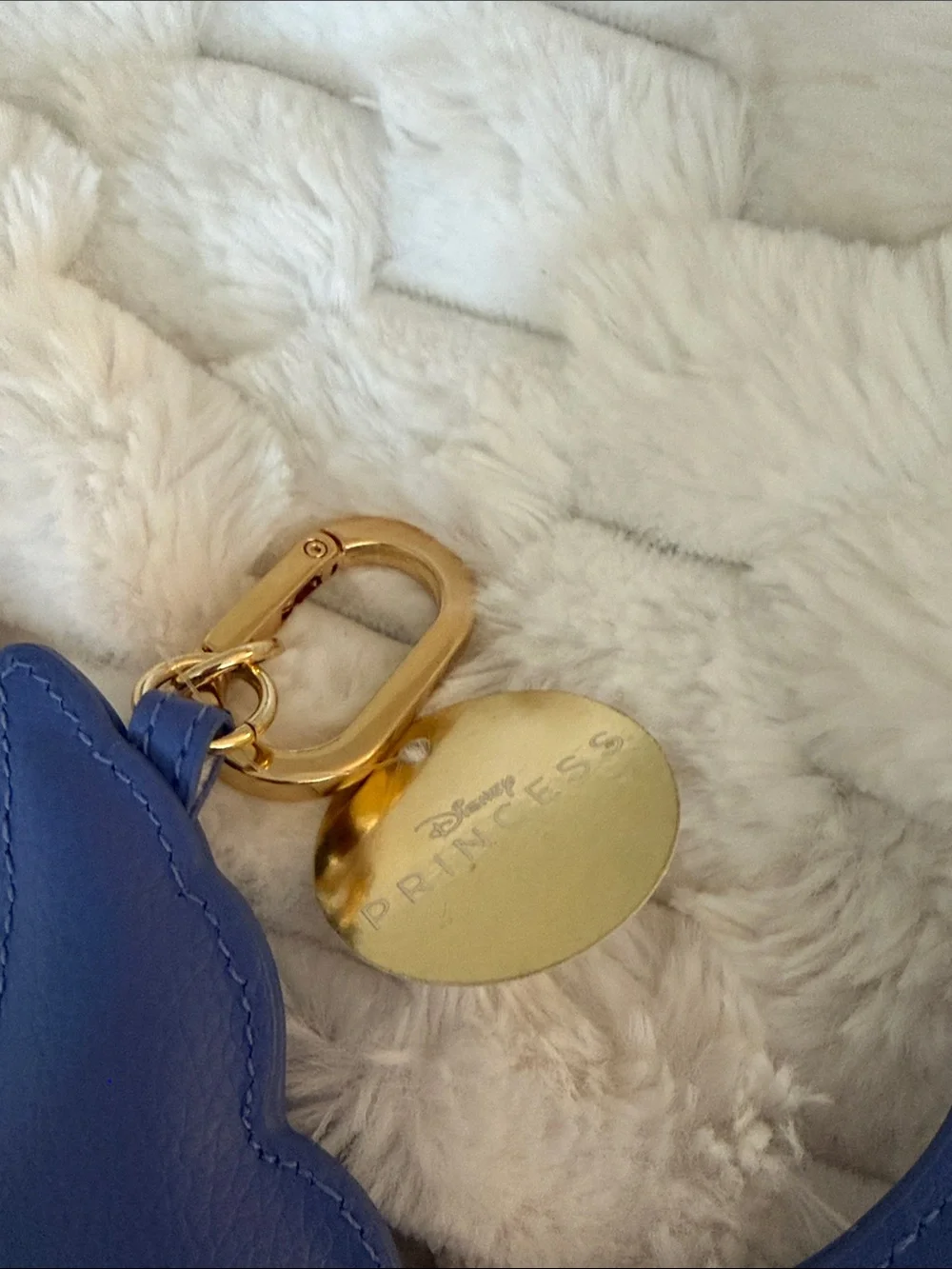 Disney Princess Snow White Blue and Cream Coin Pouch Bag Charm - Picture 4 of 4